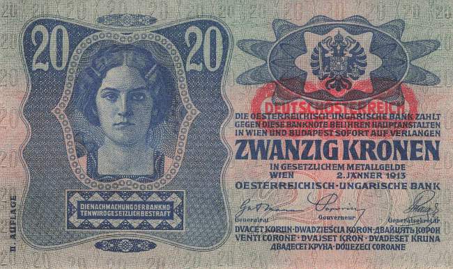 20 Kronen p.53a-1 1919